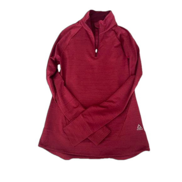 Reebok Quarter Zip Hoodless Sweatshirt - Picture 1 of 4